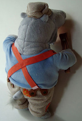 (Stuffed Hippo, back)