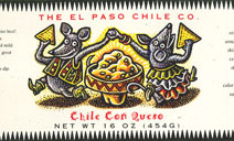 Chile Con Queso Label